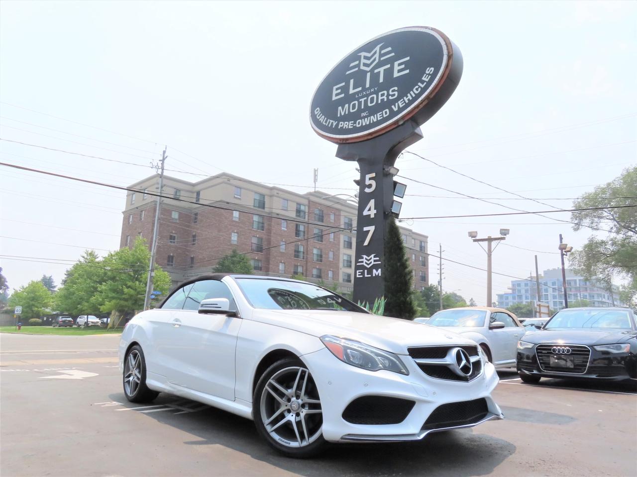 Used 2014 Mercedes-Benz E-Class E350 - CONVERTIBLE - LOW KMS - SALES - (905) 639-8187 !!! for sale in Burlington, ON