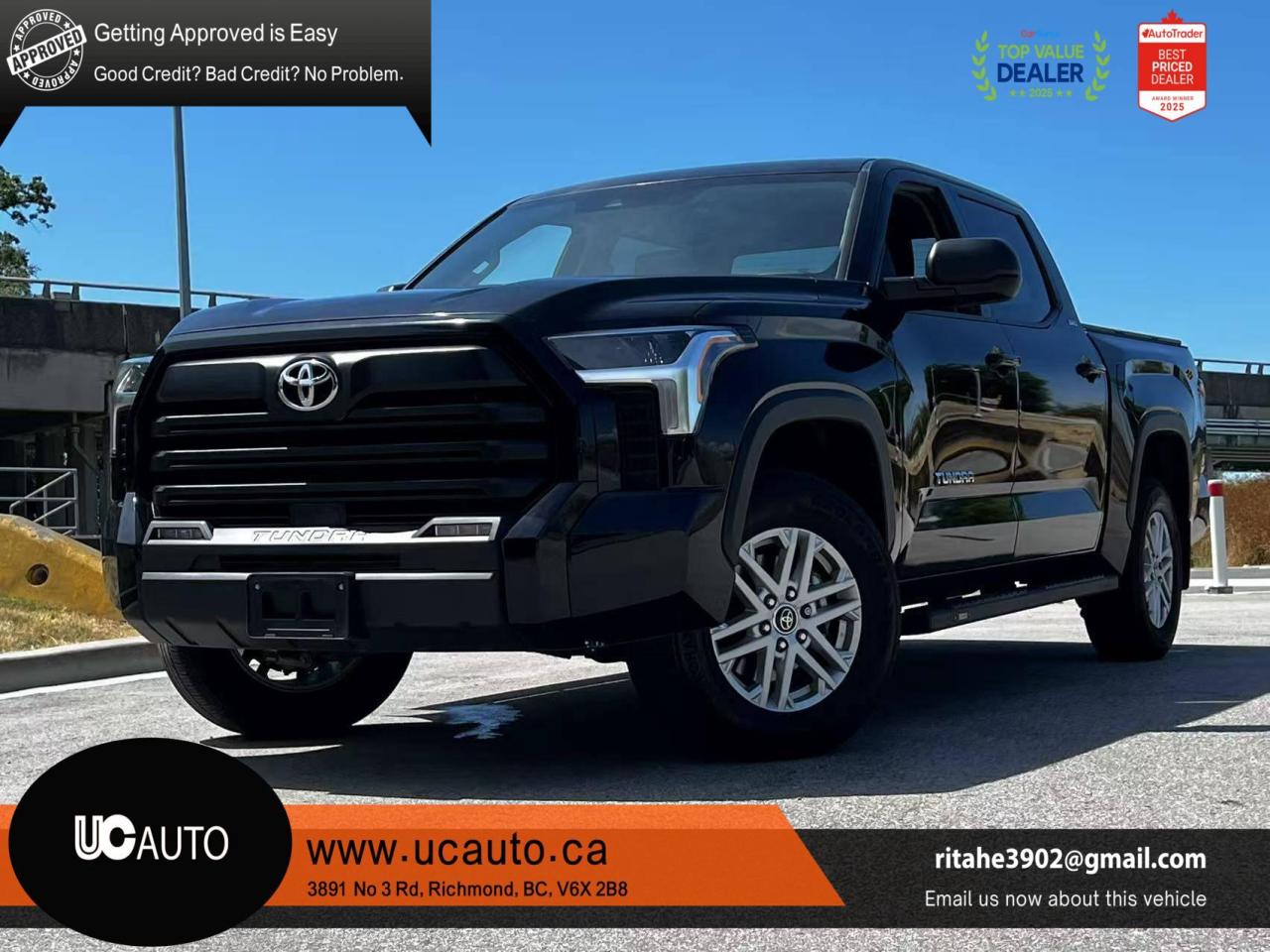 Used 2022 Toyota Tundra 4x4 Crewmax SR5/ NO ACCIDENT/ BC LOCAL for sale in Richmond, BC
