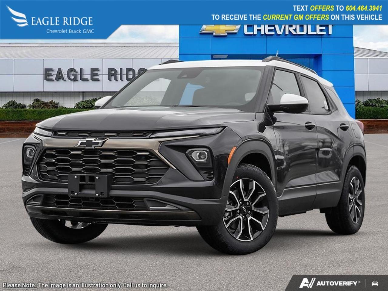 New 2026 Chevrolet TrailBlazer ACTIV heated front seats, start/stop functionality, emergency braking, forward collision alert, front pedestrian braking, lane keep assist, USB ports, Apple CarPlay, and Android Auto. for sale in Coquitlam, BC