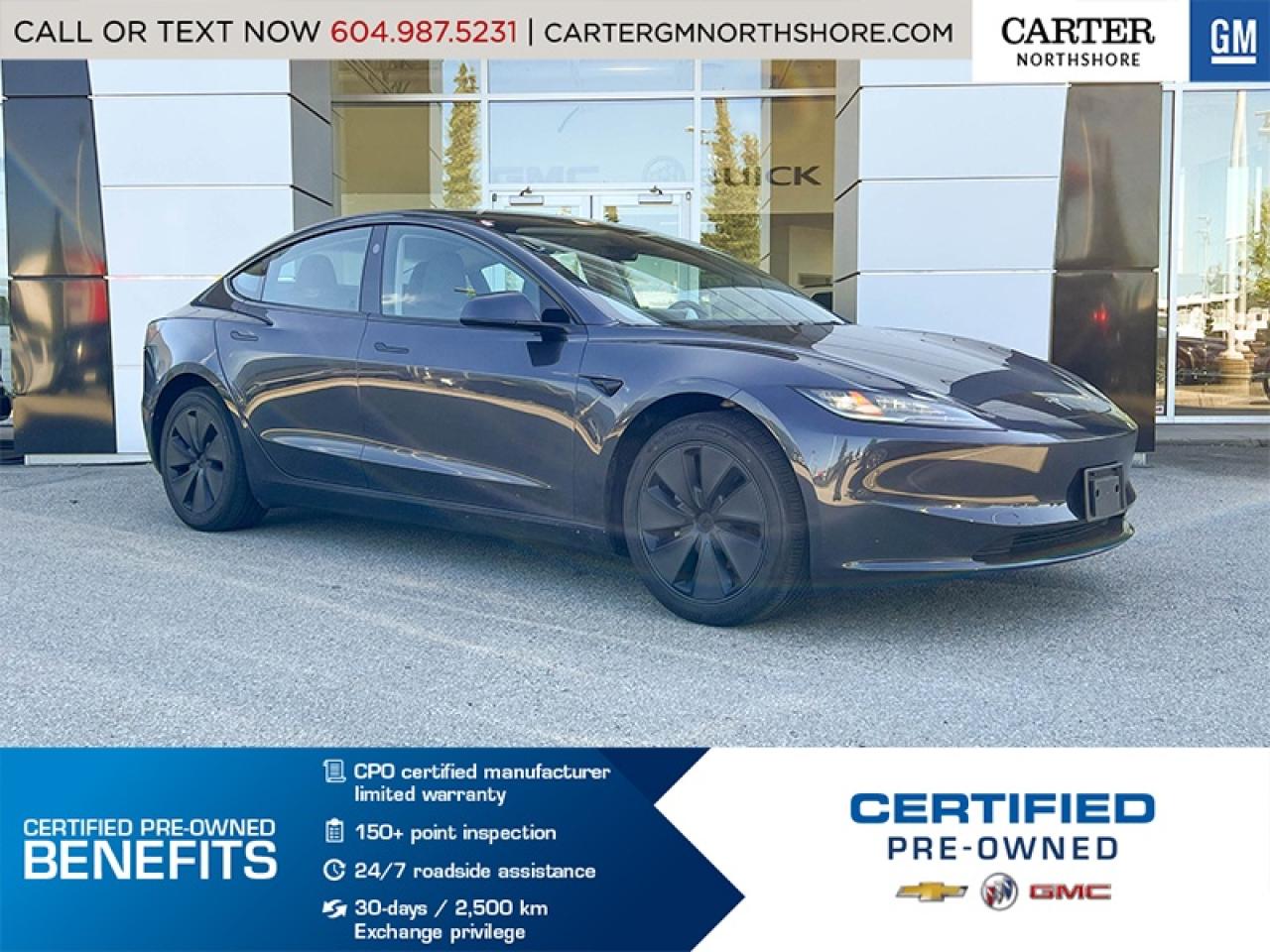 Used 2024 Tesla Model 3 Panoramic Sunroof/Heated Seats/Rear Touchscreen for sale in North Vancouver, BC