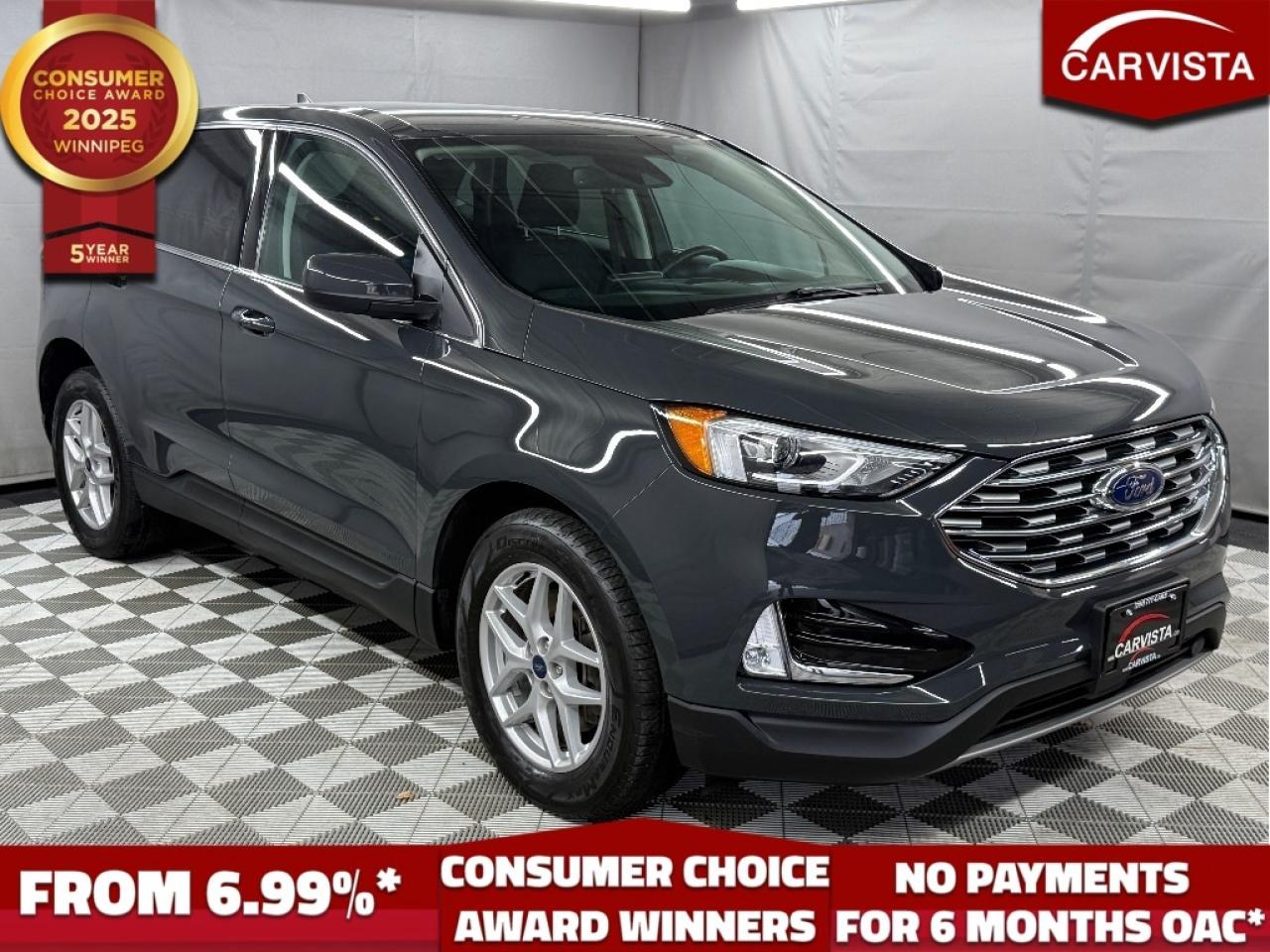 Used 2021 Ford Edge SEL AWD - NO ACCIDENTS/1 OWNER/REMOTE START - for sale in Winnipeg, MB