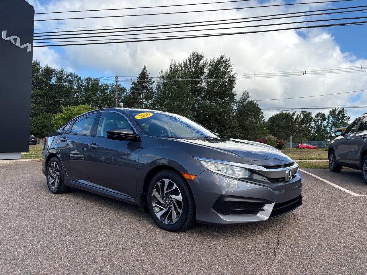 Used 2016 Honda Civic EX for sale in Summerside, PE
