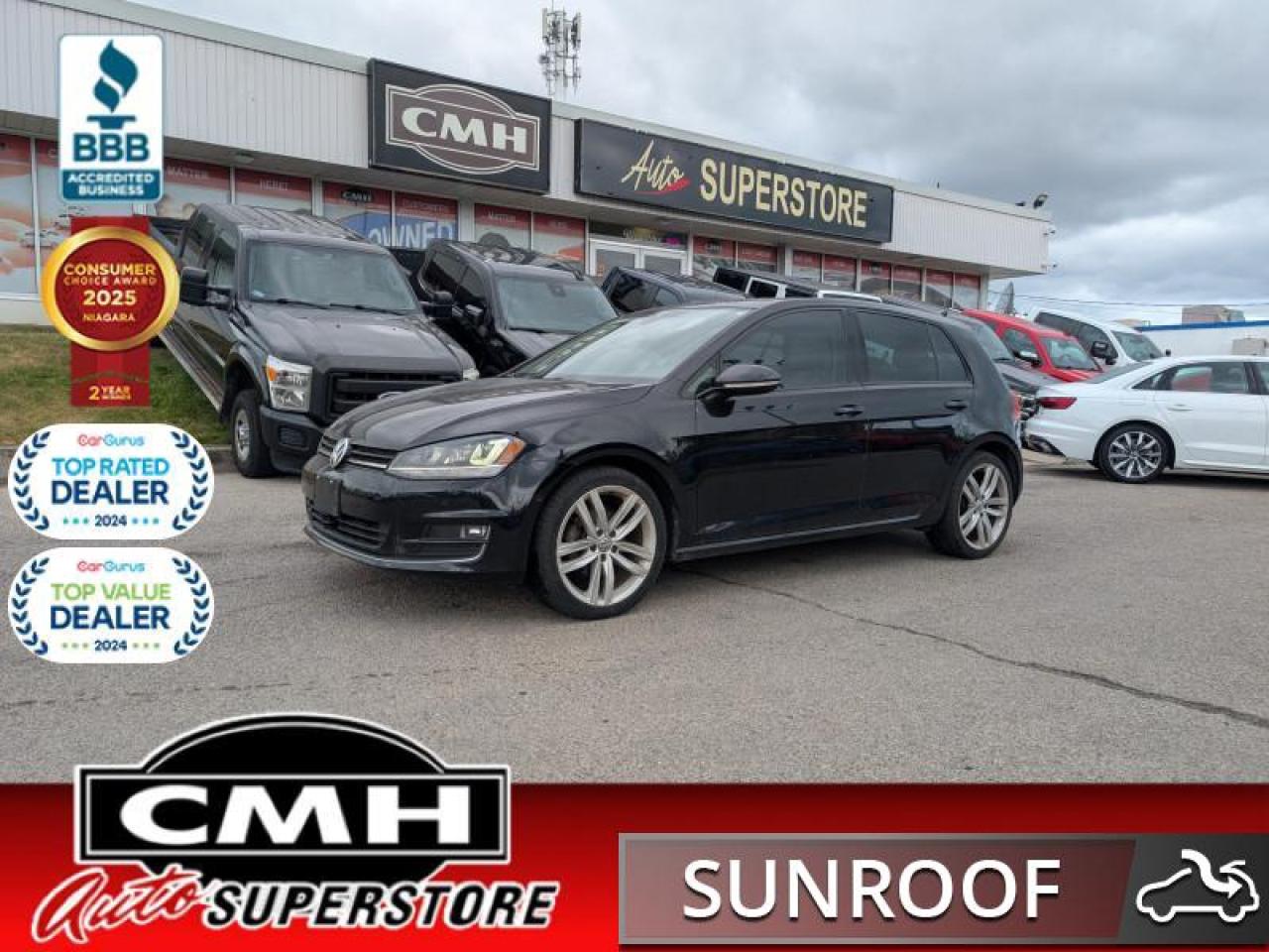 Used 2017 Volkswagen Golf Highline  **LEATHER - SUNROOF** for sale in St. Catharines, ON
