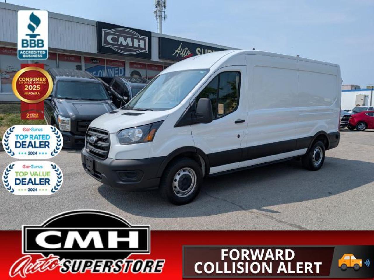 2020 Ford Transit Cargo Van MR Cargo RWD  **LEATHER**