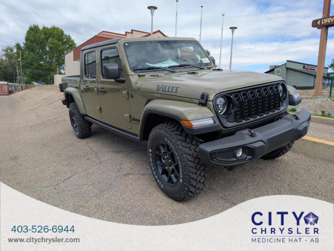New 2025 Jeep Gladiator Willys 4x4 for sale in Medicine Hat, AB