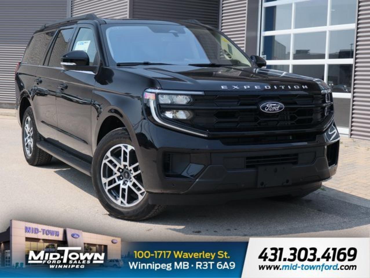 New 2025 Ford Expedition Active Max | 2nd Row Bench | Adaptive Cruise for sale in Winnipeg, MB