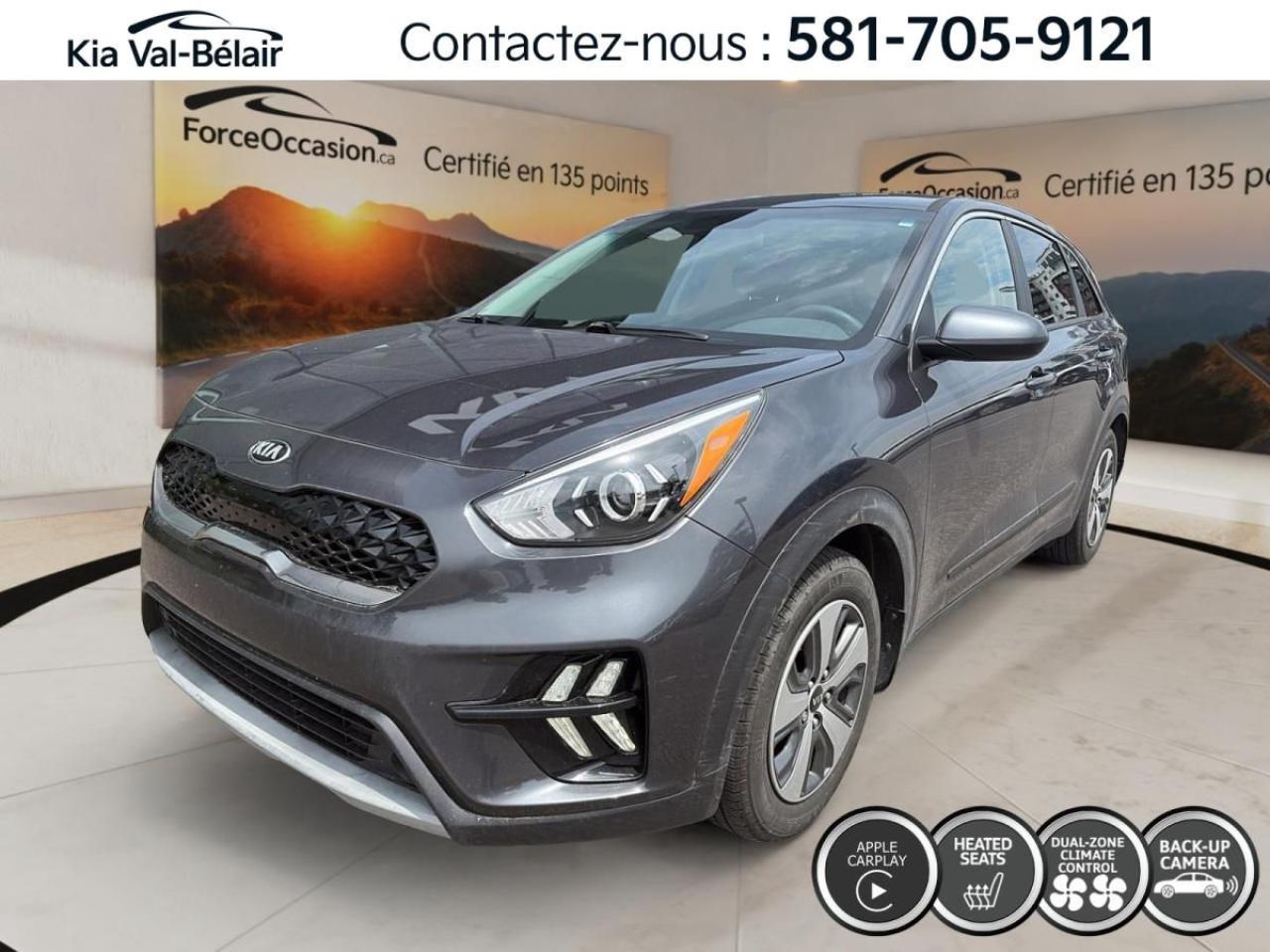 Used 2020 Kia NIRO L * HYBRIDE * CAMÉRA * CARPLAY * CRUISE * BI-ZONE for sale in Québec, QC