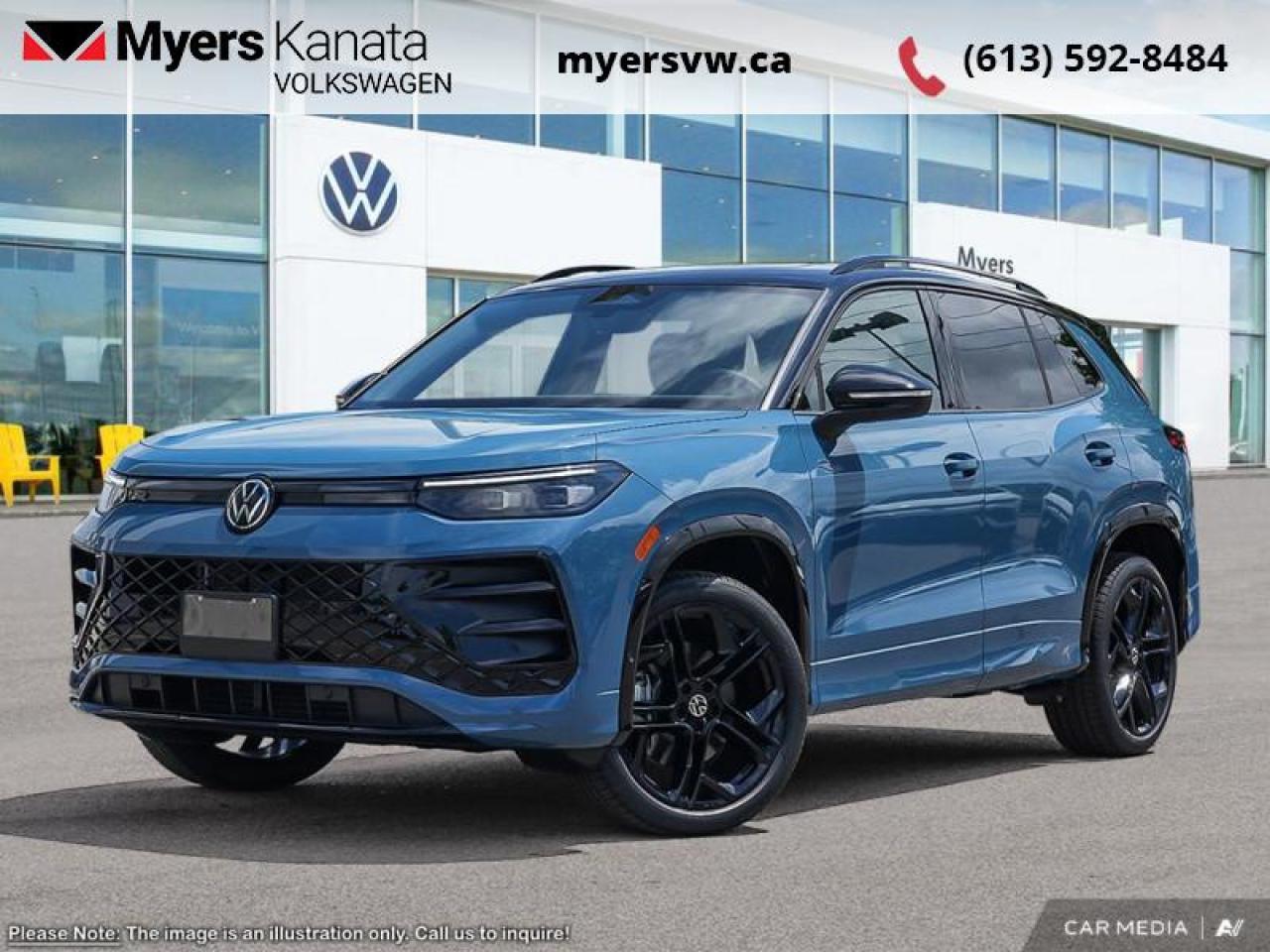 New 2025 Volkswagen Tiguan Comfortline R-Line Black Edition 4MOTION for sale in Kanata, ON