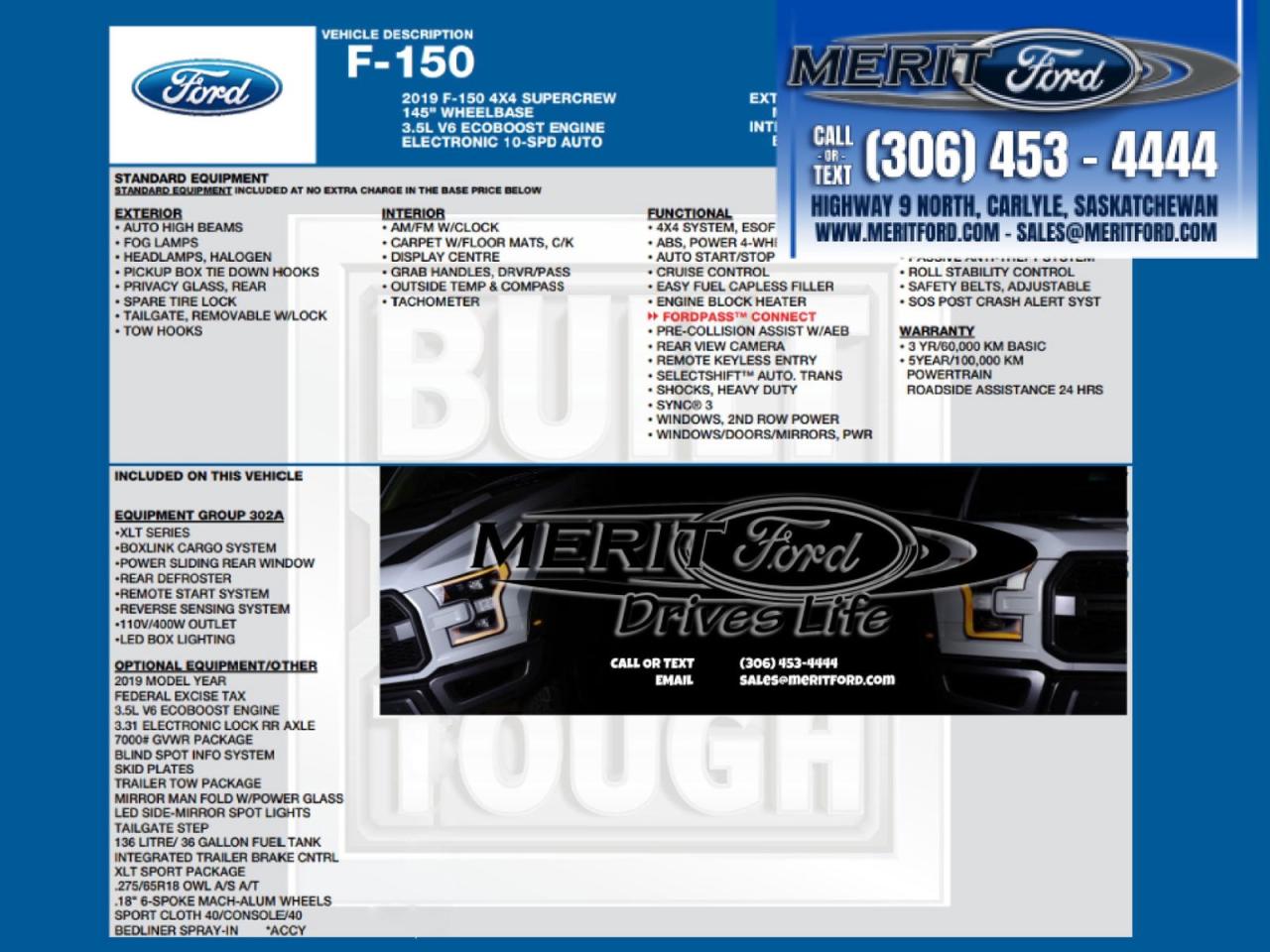 2019 Ford F-150 XLT Sport - Remote Start, BoxLink+ Photo