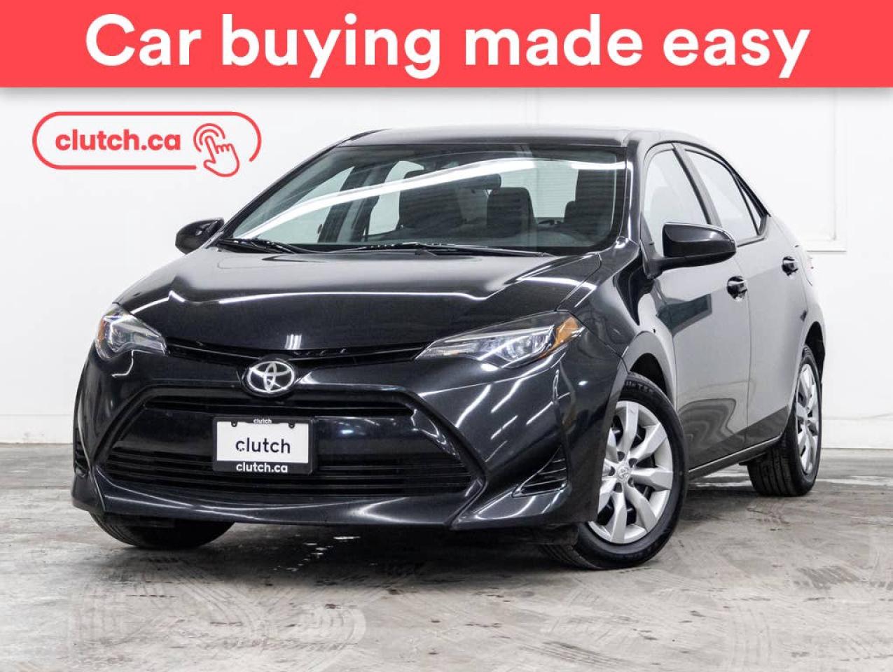 Used 2018 Toyota Corolla LE w/Heated Front Seats, Cruise Control, Rearview Cam for sale in Toronto, ON