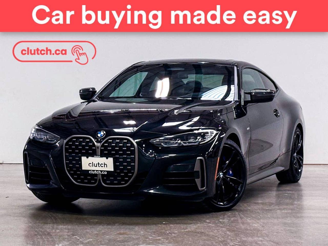 Used 2023 BMW 4 Series M440i Coupe xDrive AWD w/ Apple CarPlay, Heated Front Seats, Rearview Cam for sale in Toronto, ON