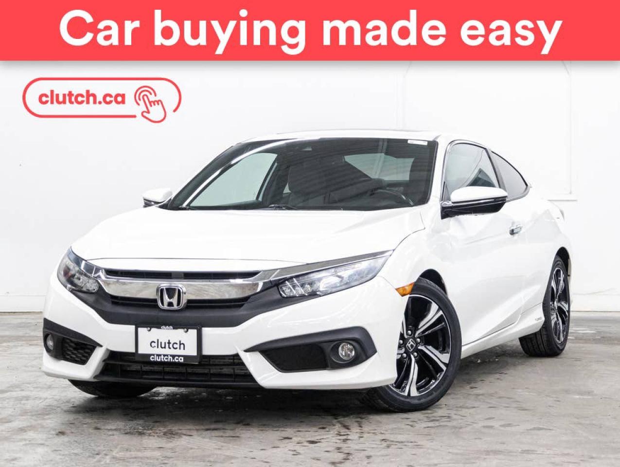 Used 2017 Honda Civic Touring w/ Apple CarPlay, & Android Auto, Power Moonroof, Nav for sale in Toronto, ON
