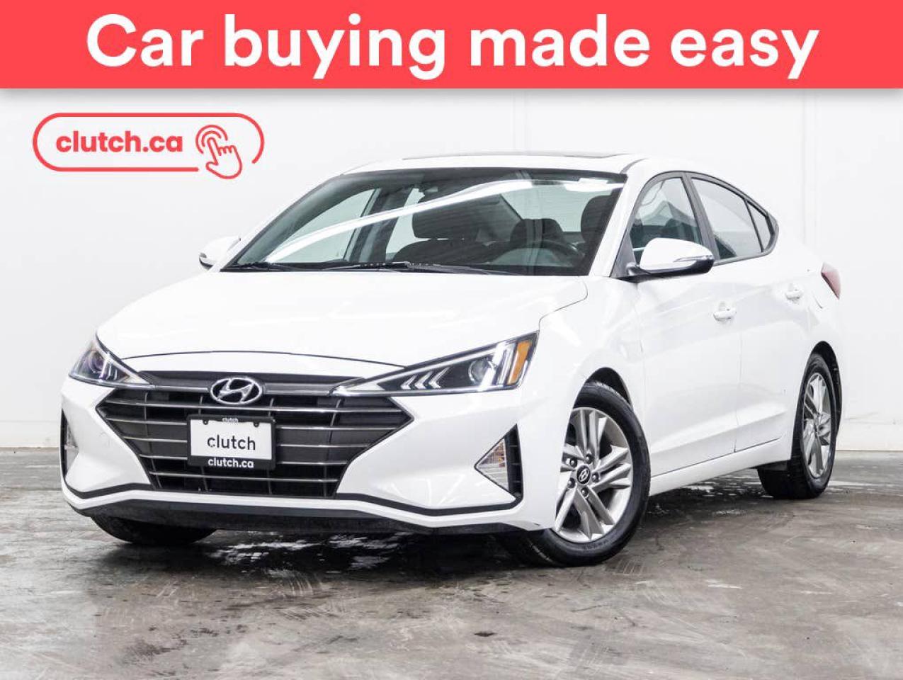 Used 2019 Hyundai Elantra Preferred w/ Sun And Safety Pkg w/ Apple CarPlay & Android Auto, Power Moonroof, Heated Steering Wheel for sale in Toronto, ON