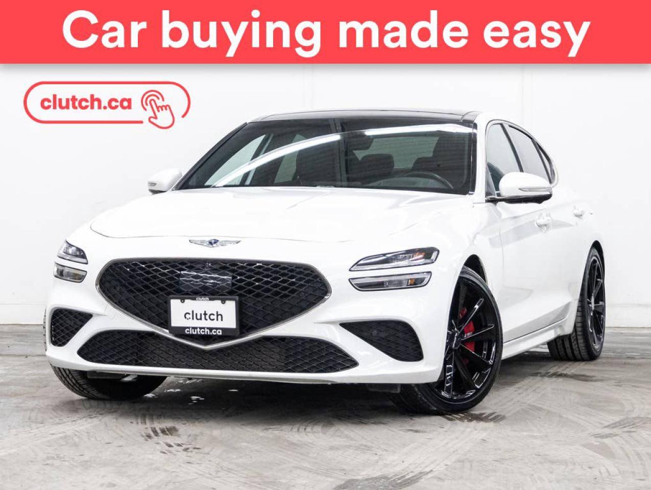 Used 2022 Genesis G70 Sport 3.3T AWD w/Apple Carplay & Android Auto, Heated Front Seats, Backup Cam for sale in Toronto, ON