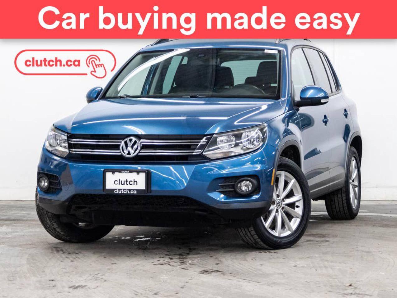 Used 2017 Volkswagen Tiguan Wolfsburg Edition AWD w/ Apple CarPlay & Android Auto, Heated Front Seats, Rearview Cam for sale in Toronto, ON