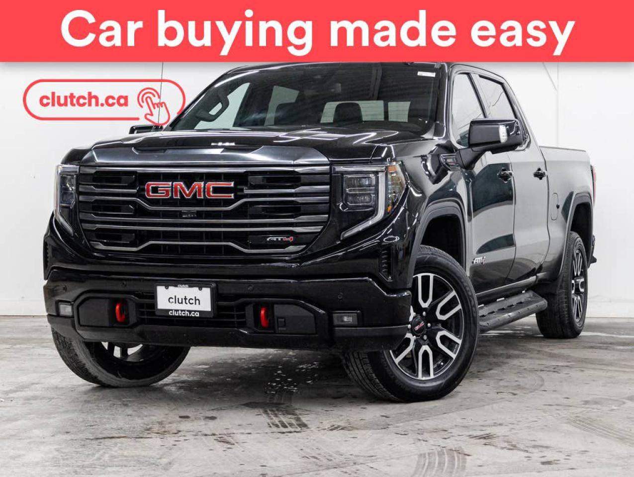 Used 2022 GMC Sierra 1500 AT4 4WD w/ Apple CarPlay & Android Auto, Heated Steering Wheel, Wireless Charging for sale in Toronto, ON