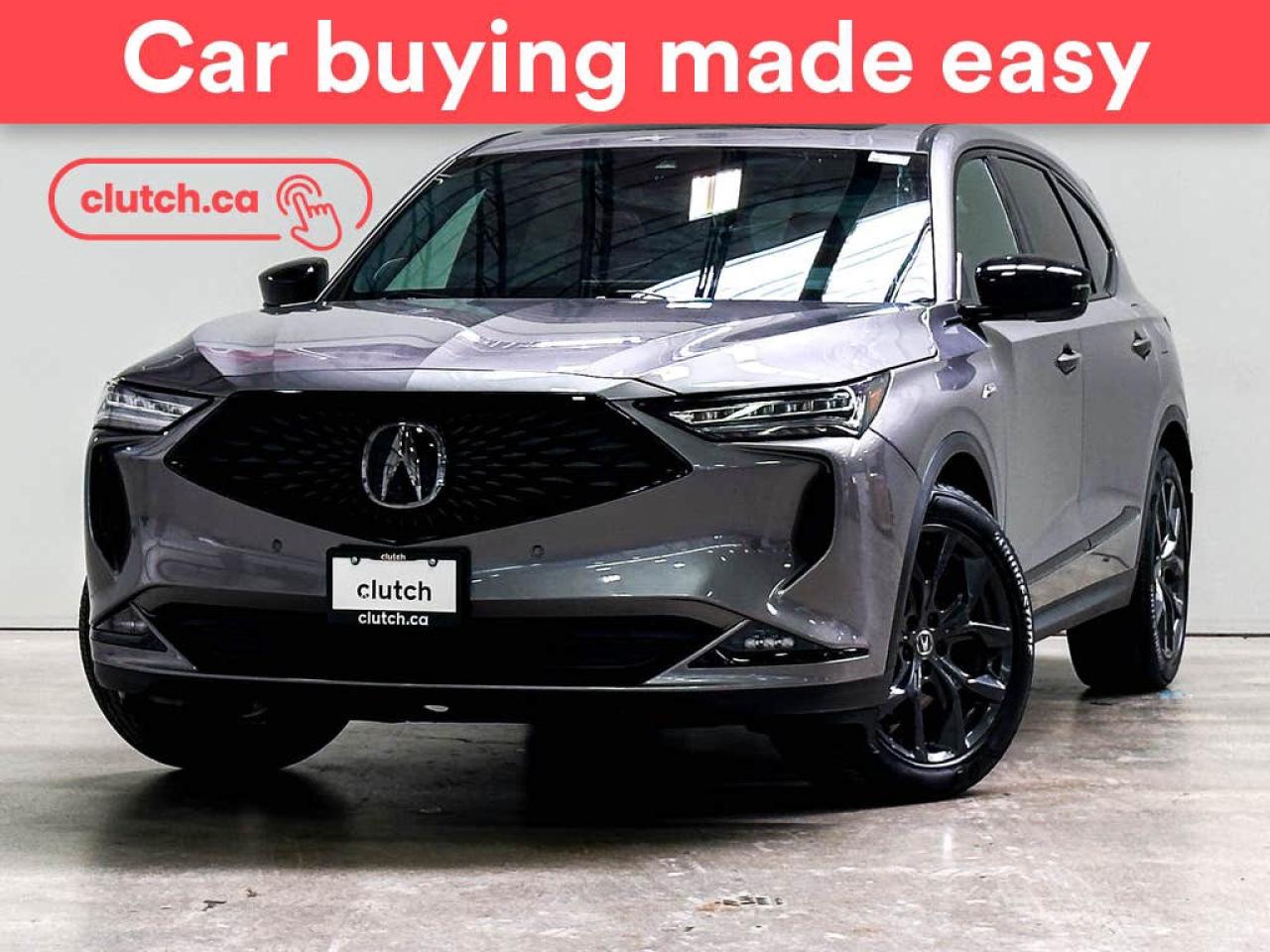 Used 2022 Acura MDX SH-AWD w/ A-Spec w/ Apple CarPlay, Heated Front Seats, Rearview Cam for sale in Toronto, ON