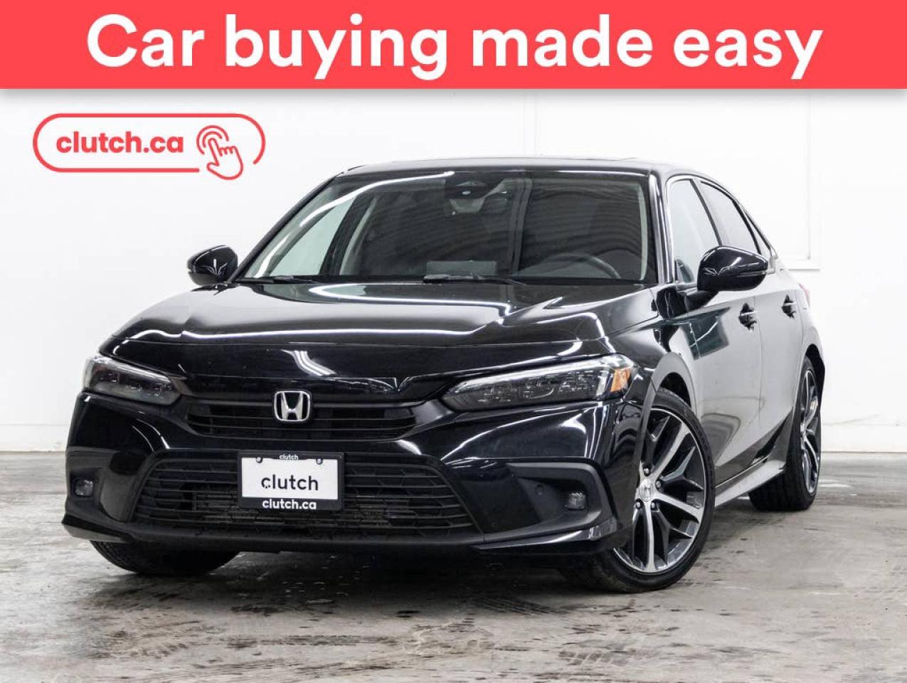 Used 2022 Honda Civic Touring w/ Apple CarPlay & Android Auto, Power Moonroof, Nav for sale in Toronto, ON