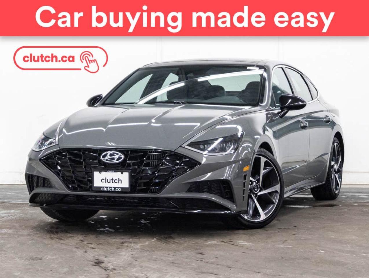 Used 2021 Hyundai Sonata Sport w/ Apple CarPlay & Android Auto, Panoramic Moonroof, Heated Steering Wheel for sale in Toronto, ON