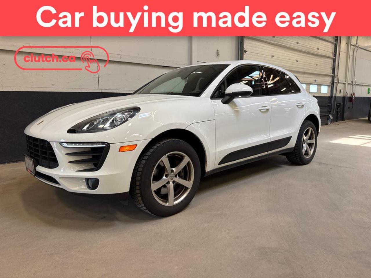 Used 2018 Porsche Macan Base AWD w/ Nav, Heated Front Seats, Rearview Cam for sale in Toronto, ON