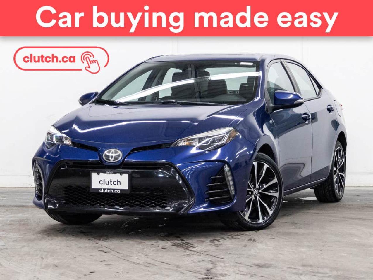 Used 2017 Toyota Corolla SE w/ Upgrade Pkg w/ Front Heated Seats, Rearview Cam, Climate Control for sale in Toronto, ON