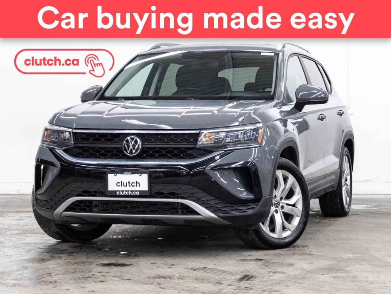 Used 2022 Volkswagen Taos Comfortline AWD w/ Sunroof & 18
