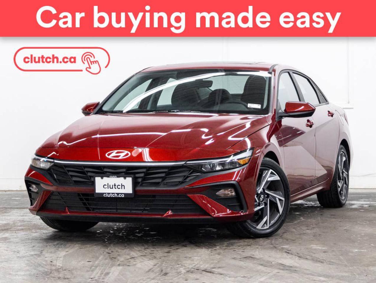 Used 2024 Hyundai Elantra Preferred w/Tech Pkg w/Apple CarPlay & Android Auto, Heated Front Seats, Backup Cam for sale in Toronto, ON