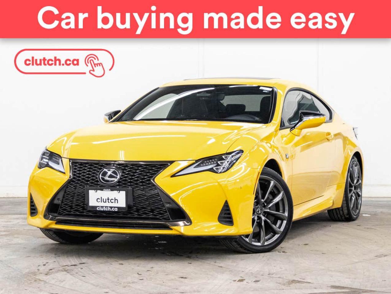 Used 2022 Lexus RC 350  AWD F-Sport w/ Front Heated Seats, Rearview Cam, Dual Zone Climate Control for sale in Toronto, ON