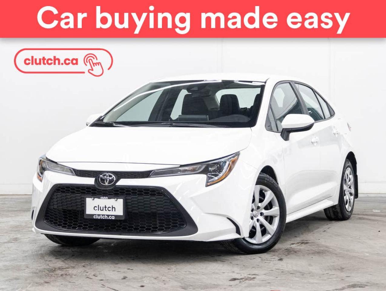 Used 2020 Toyota Corolla LE w/ Apple CarPlay, Heated Front Seats, Rearview Cam for sale in Toronto, ON
