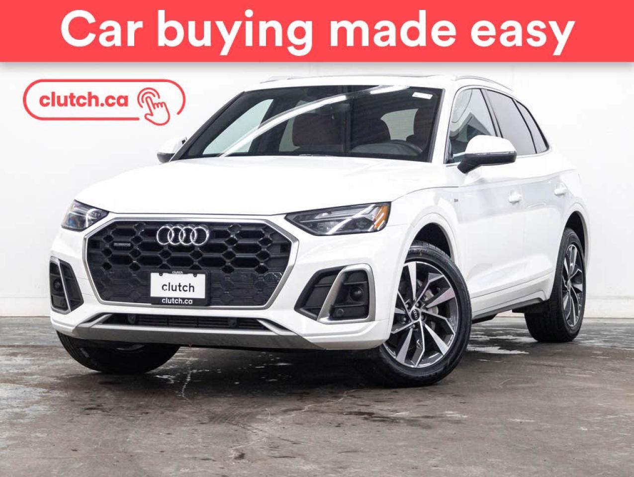 Used 2021 Audi Q5 45 Progressiv AWD w/ Apple CarPlay & Android Auto, Panoramic Moonroof, Nav for sale in Toronto, ON