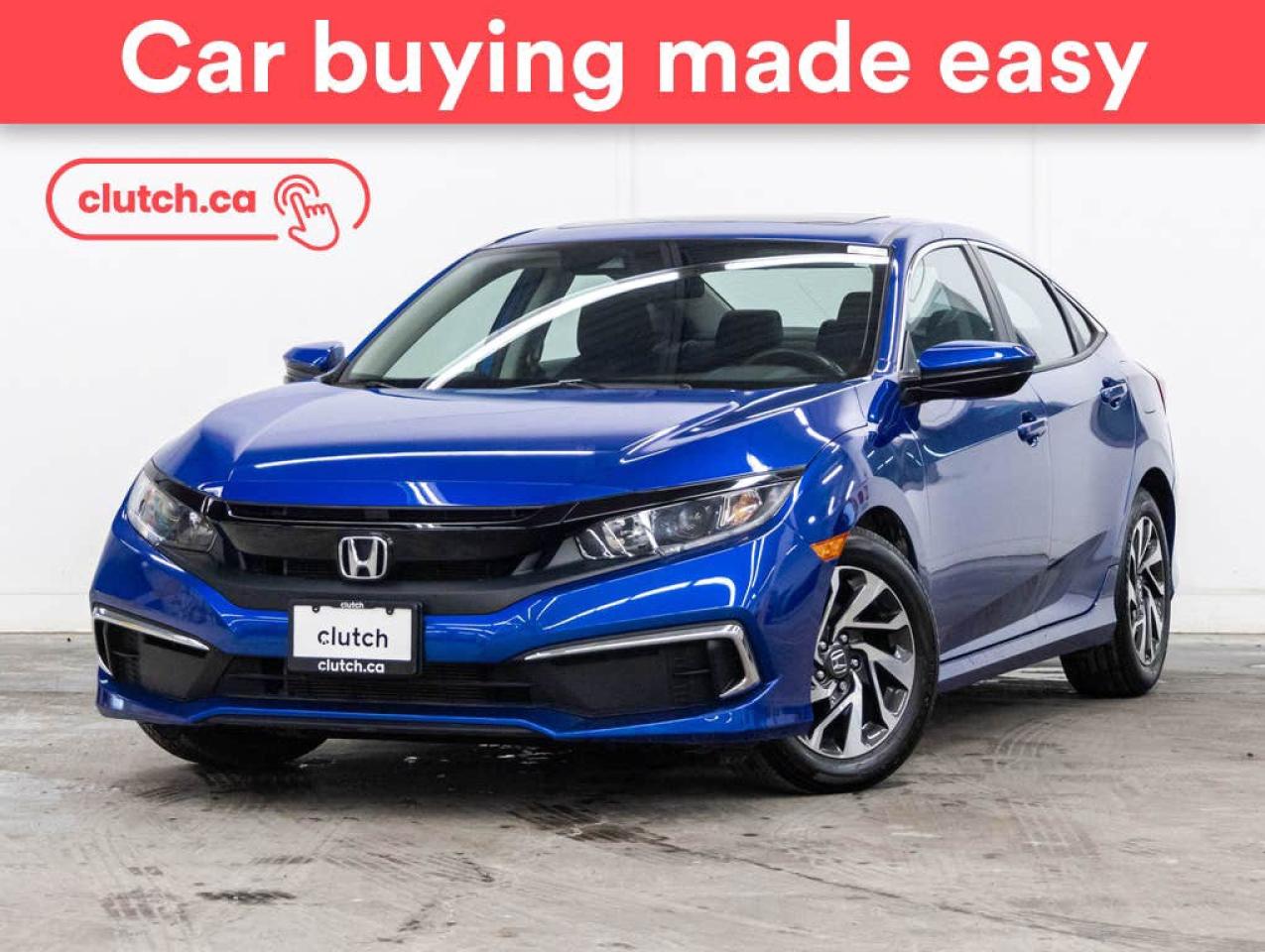 Used 2020 Honda Civic EX w/ Apple CarPlay & Android Auto, Heated Front Seats, Rearview Cam for sale in Toronto, ON