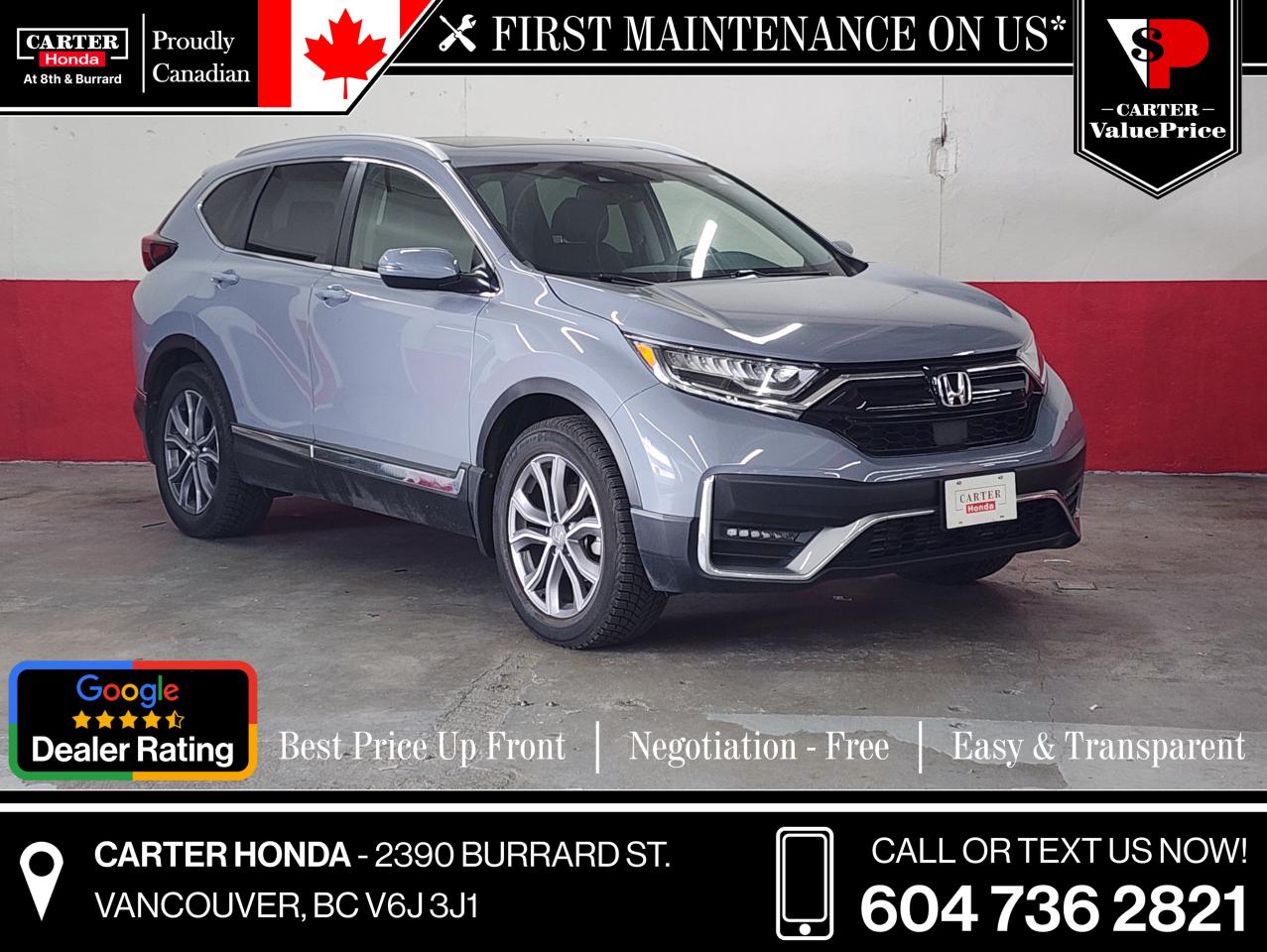 Used 2022 Honda CR-V Touring AWD for sale in Vancouver, BC
