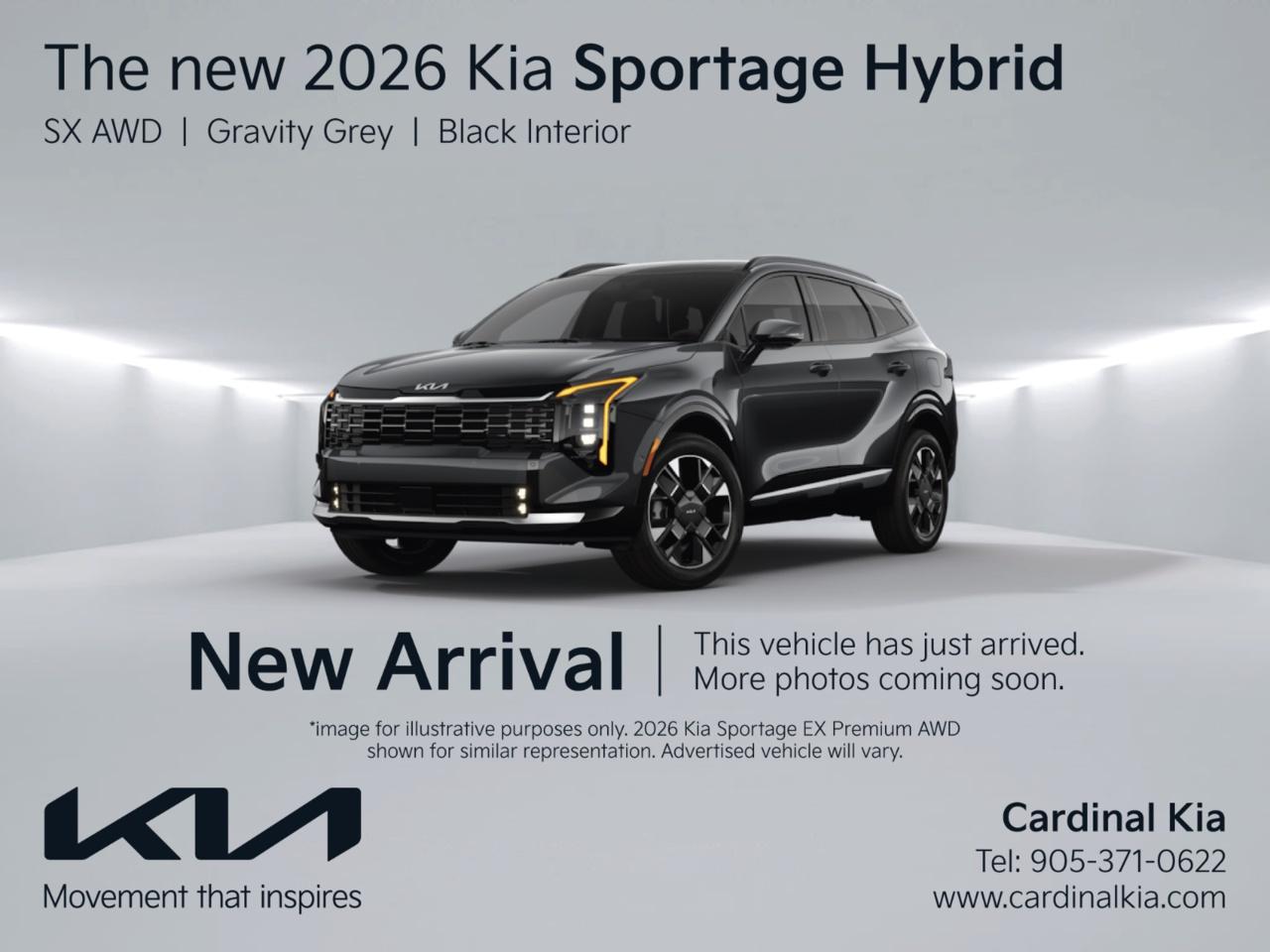 New 2026 Kia Sportage HEV SX - Black Interior for sale in Niagara Falls, ON