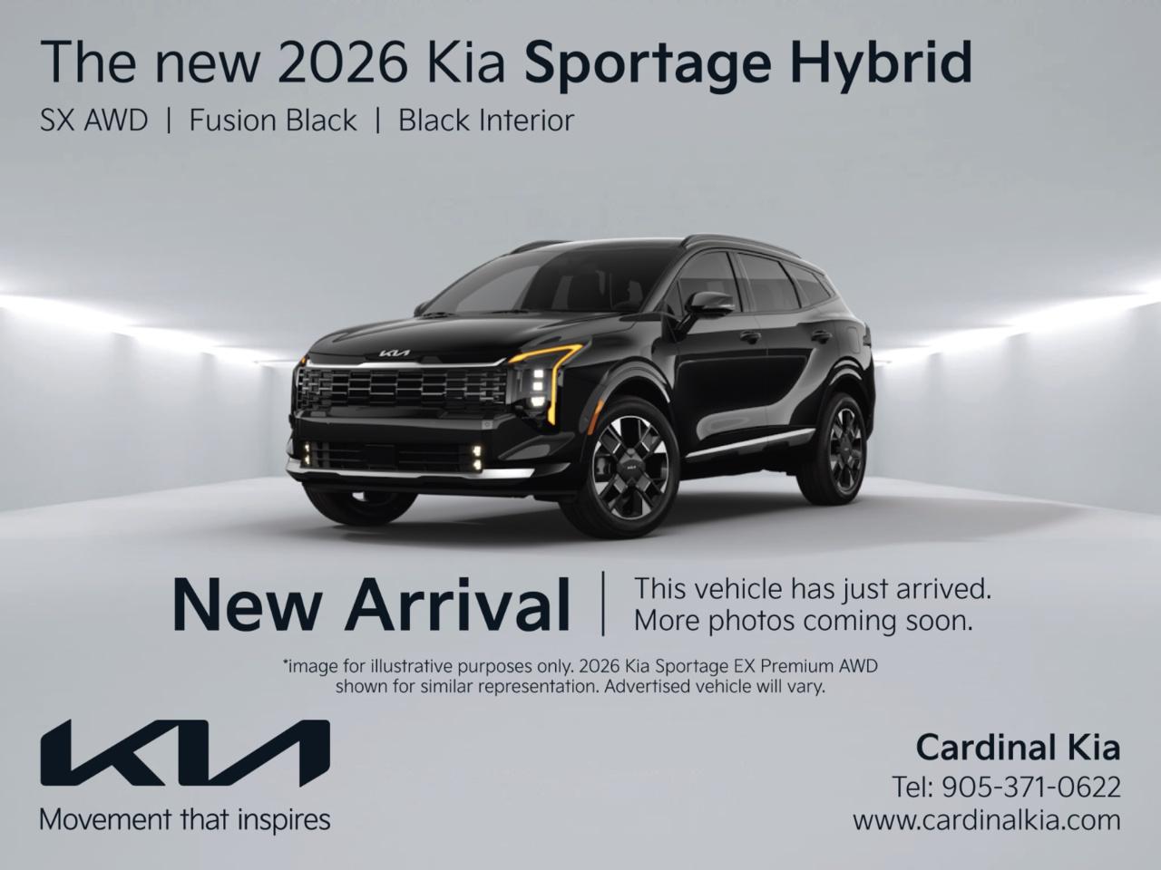 New 2026 Kia Sportage HEV SX - Black Interior for sale in Niagara Falls, ON