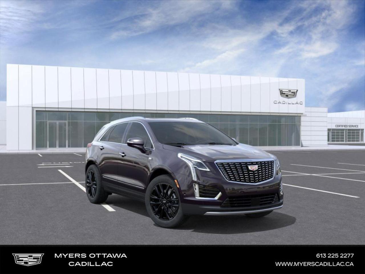 <br> <br>XT5 PREMIUM LOADEED- MIDNIGHT SKY ON BLACK, SUNROOF, TRI ZONE CLIMATE CONTROL, 3.6 V6, ONYX LITE PACKAGE - 20 BLACK ALLOYS, BLACK GRILL, BLACK BADGES, TECH PACKAGE, DRIVER ASSIST PACKAGE <br> <br>This head-turning Cadillac XT5 is engineered to deliver a refined and luxurious experience, keeping in tune with Cadillacs ethos. The exterior styling is handsome and upscale; its well-equipped cabin is quiet when cruising, and theres plenty of space for four adults and their luggage. With excellent road manners and stellar performance, this Cadillac XT5 is a compelling option in the competitive luxury crossover SUV segment.<br> <br> This midngt sky metallic SUV  has an automatic transmission and is powered by a  310HP 3.6L V6 Cylinder Engine.<br> <br> Our XT5s trim level is Premium Luxury. The Premium Luxury trim of this XT5 adds in a glass sunroof, polished aluminum wheels, an upgraded Bose audio system, embedded navigation, and wireless mobile charging. This exquisite SUV is also decked with great features such as a power liftgate for rear cargo access, wireless Apple CarPlay and Android Auto, heated front seats with perforated leather seating upholstery, and adaptive remote start. Additional features include lane keeping assist with lane departure warning, front pedestrian braking, Teen Driver, cruise control, Wi-Fi hotspot capability, and even more!<br><br> <br/>    0% financing for 60 months. 2.99% financing for 84 months.  Incentives expire 2025-07-31.  See dealer for details. <br> <br> o~o