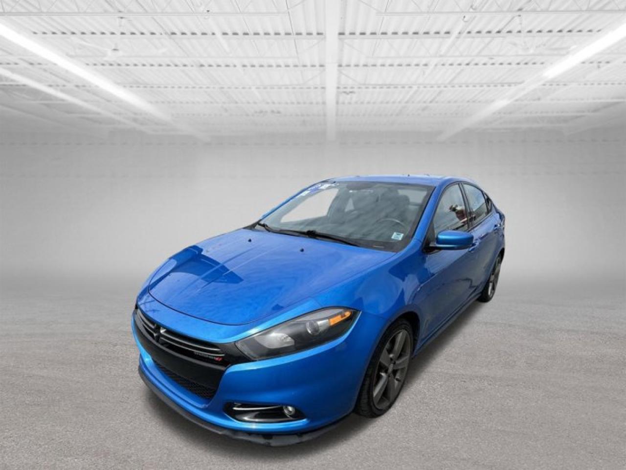 2015 Dodge Dart Limited/GTSporty style meets premium features in this 2015 Dodge Dart Limited/GT. Powered by a responsive 2.4L Tigershark engine, this sedan delivers a fun and confident drive. The GT trim adds aggressive styling, sport-tuned suspension, and upgraded interior touches. Inside, enjoy leather seats, a power drivers seat, large touchscreen with navigation, rearview camera, Bluetooth, dual-zone climate control, and more. With sharp looks and a well-equipped interior, the Dart GT offers great value for anyone looking for a sporty compact sedan.Take it for a test drive today at Steele Hyundai!