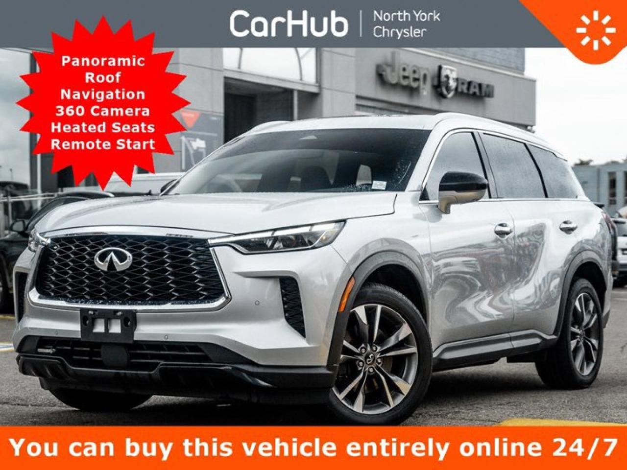Used 2023 Infiniti QX60 LUXE AWD Panoroof Navi 360 Camera Heated Seats Remote Start for sale in Thornhill, ON