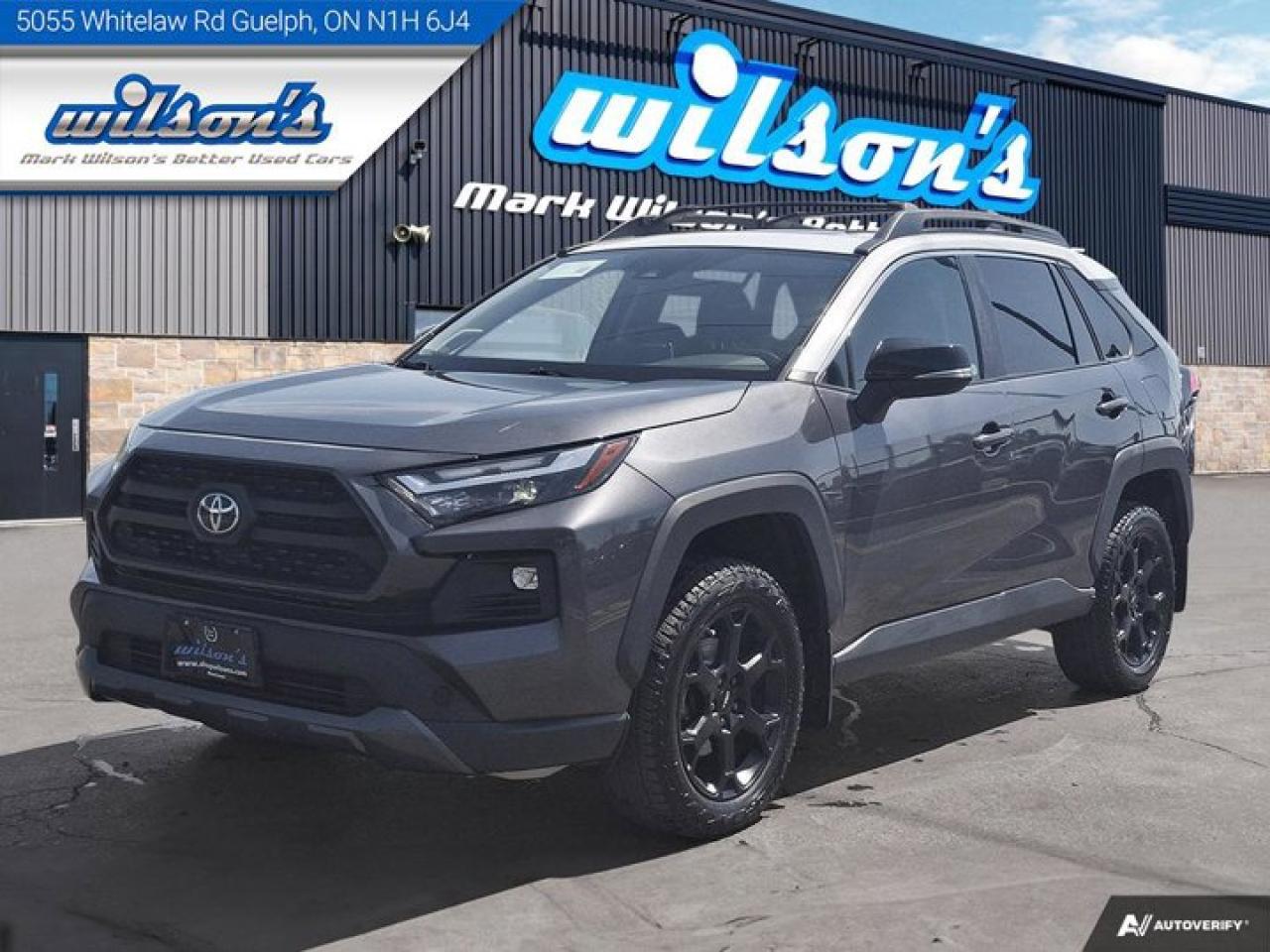 Used 2022 Toyota RAV4 Trail TRD Off-Road | Nav | Leather | Sunroof | Cooled + Heated Seats | Heated Wheel | and More ! for sale in Guelph, ON