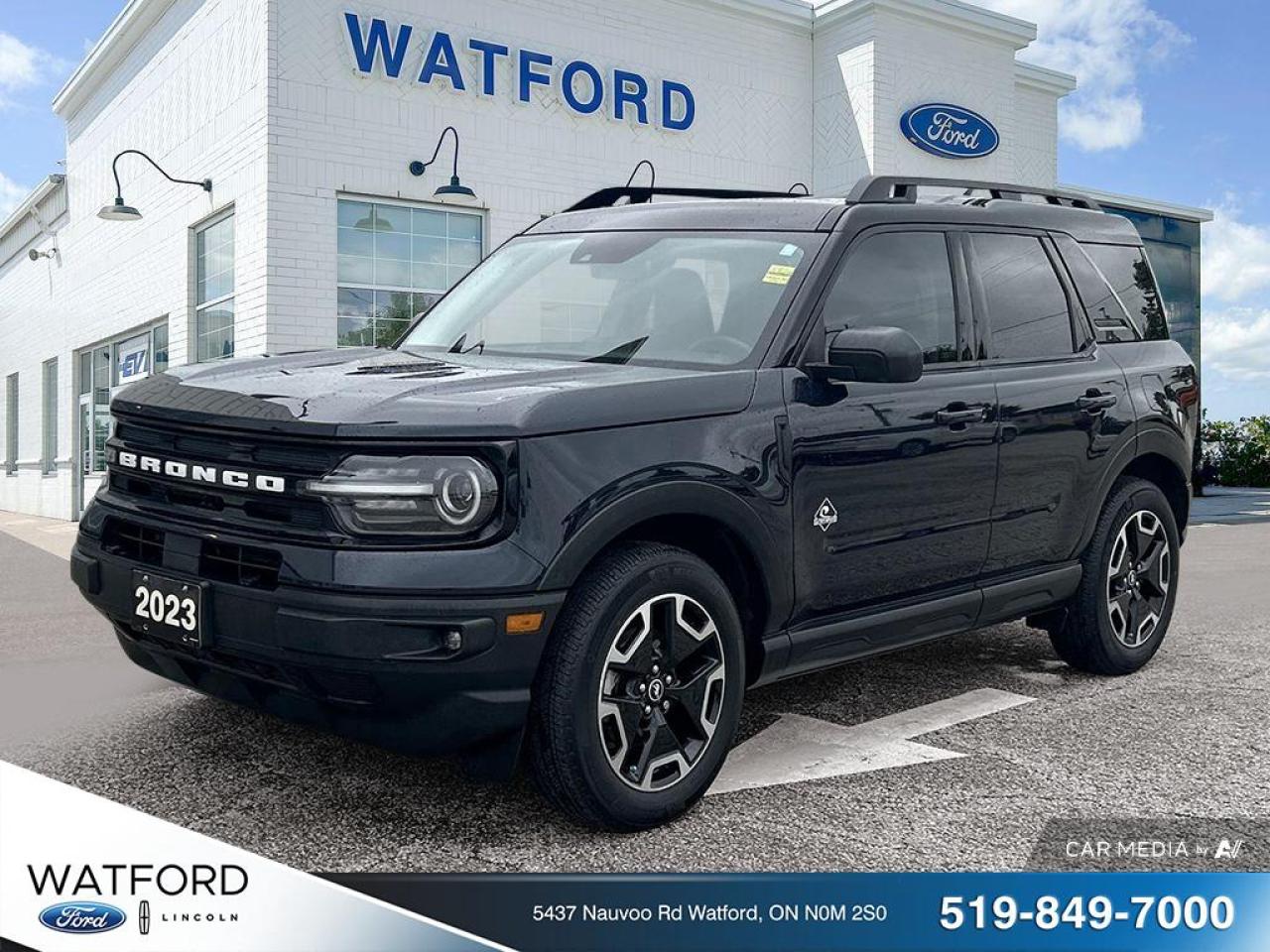 Used 2023 Ford Bronco Sport Outer Banks 4X4 for sale in Watford, ON