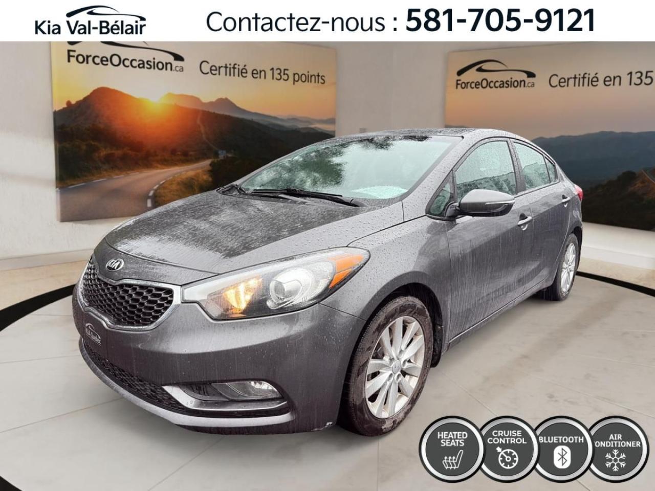 Used 2014 Kia Forte LX+ *A/C *TOIT *CRUISE *BLUETOOTH *SIÈGES CHAUFF for sale in Québec, QC