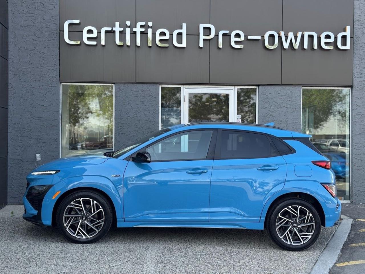 Used 2022 Hyundai KONA N LINE ULTIMATE w/ SUNROOF / LEATHER / AWD for sale in Calgary, AB