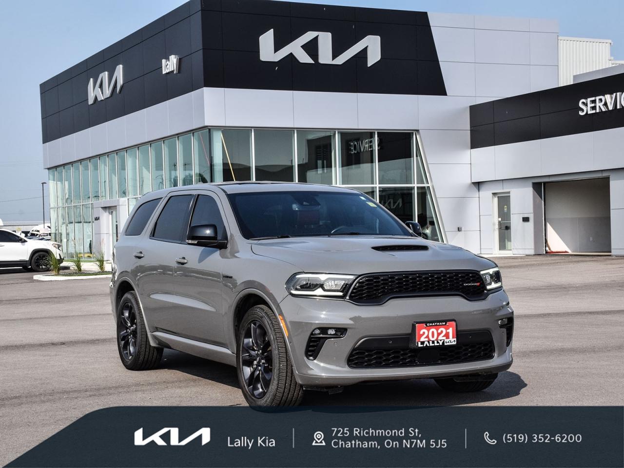 Used 2021 Dodge Durango R/T New Arrival | Clean CarFax | Local Trade | 6 Passenger for sale in Chatham, ON