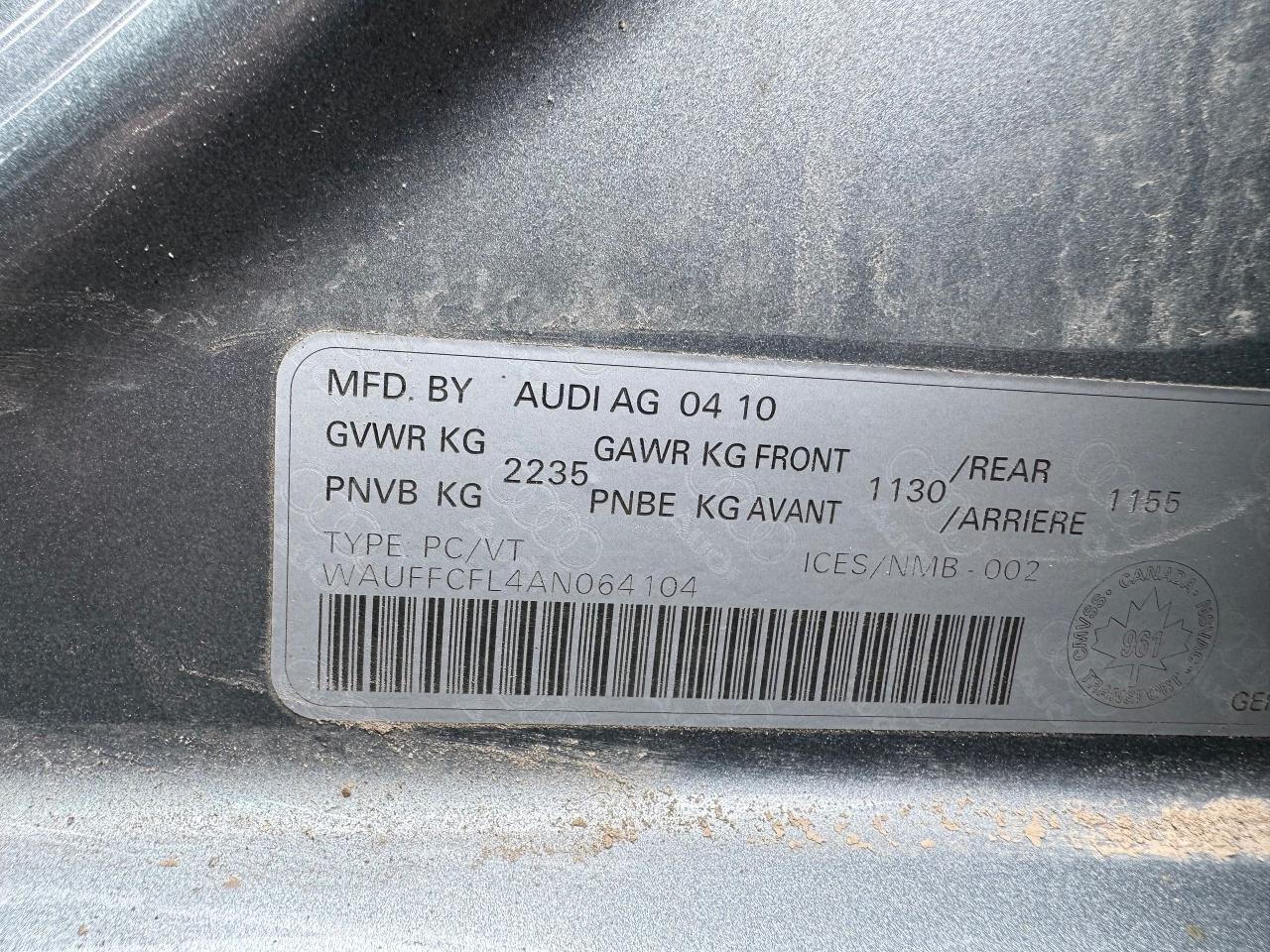 2010 Audi A4 2.0T PREMIUM - Photo #17