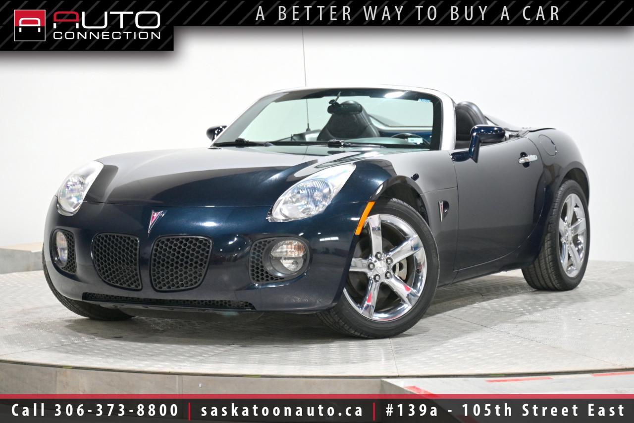Used 2007 Pontiac Solstice GXP - CONVERTIBLE - 2.0L TURBO - LOW KMS - PREMIUM PKG for sale in Saskatoon, SK
