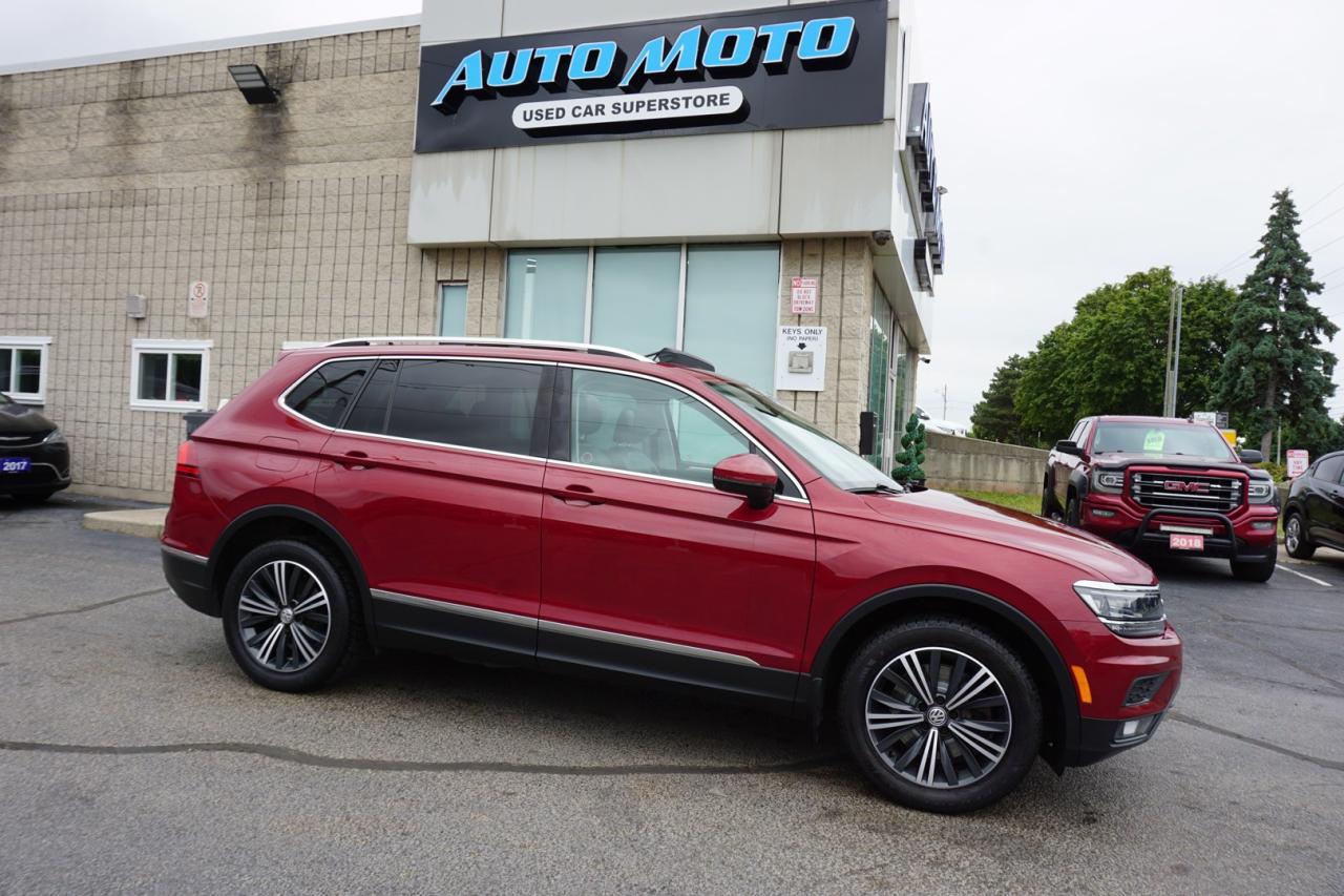 Used 2018 Volkswagen Tiguan HIGHLINE 4Motion AWD CERTIFIED CAMERA NAV BLUETOOTH LEATHER HEATED SEATS PANO ROOF CRUISE ALLOYS for sale in Burlington, ON