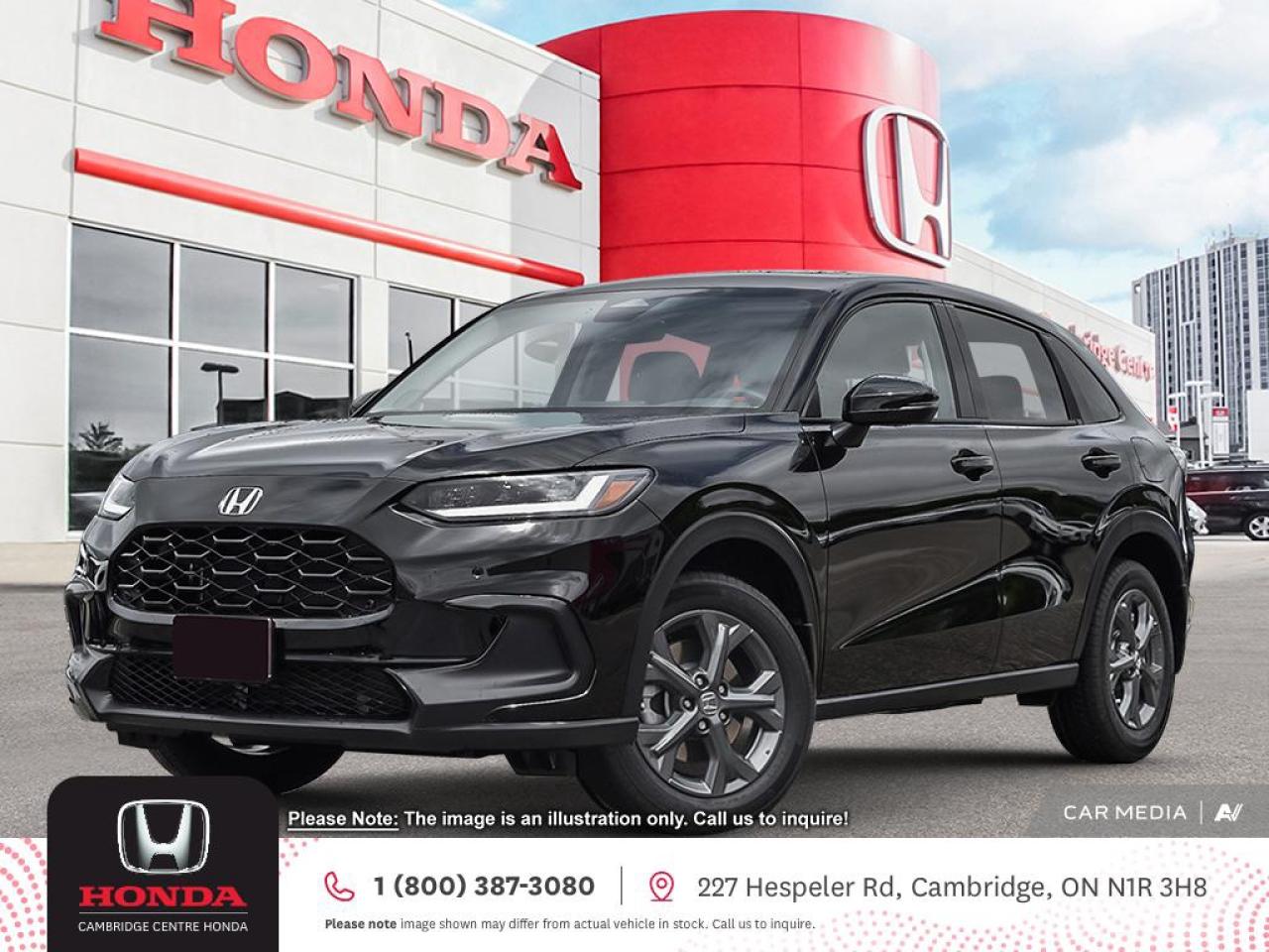 <p><strong>Ready for Adventure, Built for Everyday</strong></p>

<p>Meet the 2026 Honda HR-V LX All-Wheel Drive—your go-anywhere compact SUV. With confident traction, flexible cargo space, and seamless connectivity, this HR-V is your perfect partner for Canadian weather, family getaways, or simply everyday errands. Wherever life takes you, the HR-V is ready.</p>

<p><strong>Confident All-Weather Performance</strong></p>

<p>At its core, the HR-V LX AWD is powered by a 2.0-litre, 16-valve DOHC i-VTEC® 4-cylinder engine, delivering a solid 158 horsepower. The Continuously Variable Transmission (CVT) ensures smooth, efficient shifts, while Real Time AWD™ with Intelligent Control System™ helps you navigate through rain, snow, and gravel with confidence.</p>

<p><strong>Spacious and Adaptable Interior</strong></p>

<p>Inside, the HR-V is all about flexibility and comfort:</p>

<p>- Five-passenger seating</p>

<p>- 60/40 split-folding 2nd-row Magic Seats® for cargo versatility</p>

<p>- Heated front seats for year-round comfort</p>

<p>- Remote engine starter and proximity key entry with pushbutton start for added convenience</p>

<p>From road trips to grocery runs, it's built to adapt.</p>

<p><strong>Stay Connected on Every Journey</strong></p>

<p>The HR-V keeps you in touch and entertained with:</p>

<p>- 9" Display Audio System with HondaLink™ Next Generation</p>

<p>- Wireless Apple CarPlay™ and Android Auto™ compatibility</p>

<p>- 160-watt AM/FM/CD audio system with MP3/Windows Media® playback</p>

<p>- 4 strategically placed speakers for a great sound experience</p>

<p>- Wireless charging</p>

<p>Whether you’re navigating or jamming to your playlist, everything’s at your fingertips.</p>

<p><strong>Advanced Honda Sensing® Safety Technologies</strong></p>

<p>Drive with peace of mind, thanks to the Honda Sensing® suite of safety features:</p>

<p>- Adaptive Cruise Control with Low-Speed Follow</p>

<p>- Forward Collision Warning & Collision Mitigation Braking System™</p>

<p>- Lane Departure Warning & Lane Keeping Assist System</p>

<p>- Road Departure Mitigation</p>

<p>- Blind Spot Information (BSI) System</p>

<p>- Traffic Jam Assist</p>

<p>- Traffic Sign Recognition</p>

<p><strong>Sleek, Functional Exterior Design</strong></p>

<p>Turn heads with the HR-V’s sleek profile, featuring:</p>

<p>- 17" aluminum-alloy wheels</p>

<p>- Body-coloured rear roofline spoiler</p>

<p>- Body-coloured heated power side mirrors</p>

<p>- LED daytime running lights and brake lights</p>

<p>- Front wiper de-icer for winter readiness</p>

<p>It’s stylish, functional, and always adventure-ready.</p>

<p><em><strong><span style=color:#ff0000>Premium paint charge of $300 is not included on all colours/models.</span> </strong></em></p>

<p>Experience the Difference at Cambridge Centre Honda! Why Test Drive Here? You choose: drive with a sales person or on your own, extended overnight and at home test drives available. Why Purchase Here? VIP Coupon Booklet: up to $1000 in service & other savings, FREE Ontario-Wide Delivery. Cambridge Centre Honda proudly serves customers from Cambridge, Kitchener, Waterloo, Brantford, Hamilton, Waterford, Brant, Woodstock, Paris, Branchton, Preston, Hespeler, Galt, Puslinch, Morriston, Roseville, Plattsville, New Hamburg, Baden, Tavistock, Stratford, Wellesley, St. Clements, St. Jacobs, Elmira, Breslau, Guelph, Fergus, Elora, Rockwood, Halton Hills, Georgetown, Milton and all across Ontario!</p>