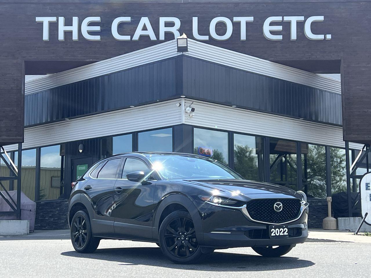 Used 2022 Mazda CX-30 GT w/Turbo APPLE CARPLAY/ANDROID AUTO, HEATED LEATHER SEATS/STEERING WHEEL, NAV, BACK UP CAM, SUNROOF! for sale in Sudbury, ON