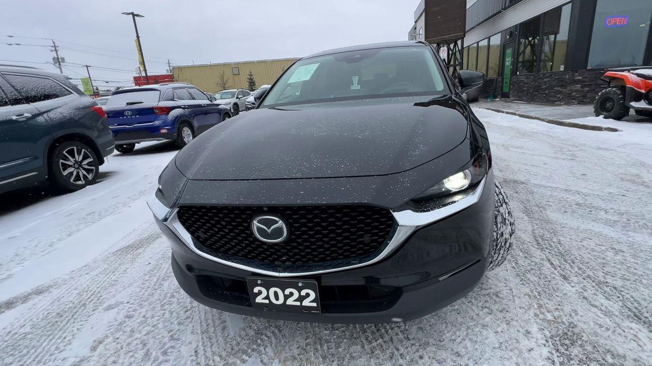 2022 Mazda CX-30 GT w/Turbo APPLE CARPLAY/ANDROID AUTO, HEATED LEATHER SEATS/STEERING WHEEL, NAV, BACK UP CAM, SUNROOF! Photo