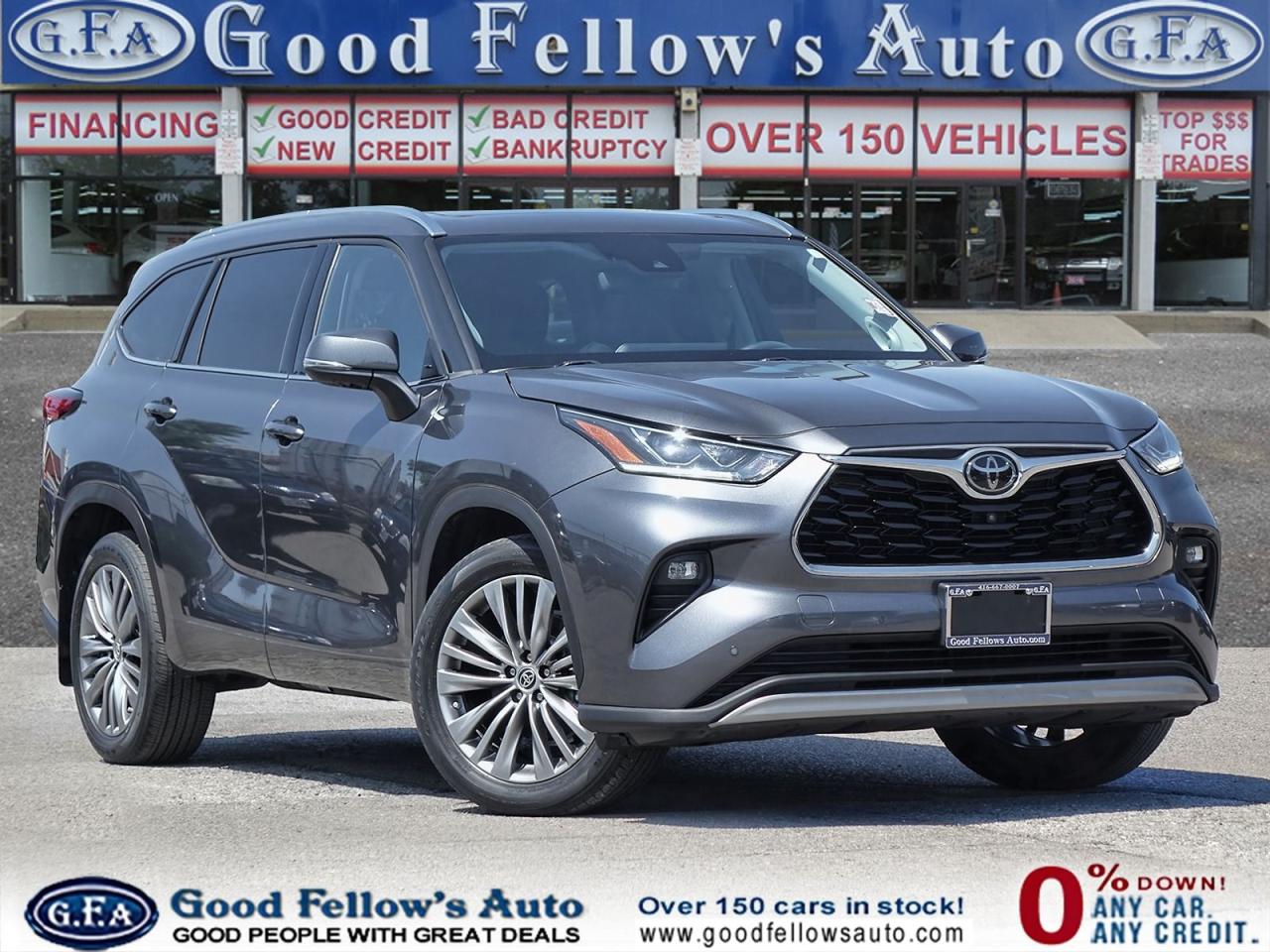 Used 2020 Toyota Highlander PLATINUM MODEL, AWD, LEATHER SEATS, SUNROOF, 7 PAS for sale in Toronto, ON