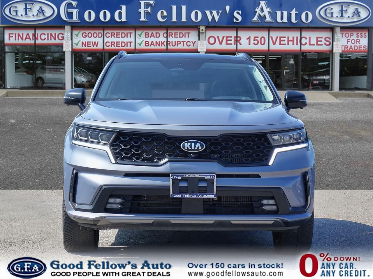 2021 Kia Sorento SX MODEL, 6 PASSENGER, LEATHER SEATS, SUNROOF, NAV - Photo #2